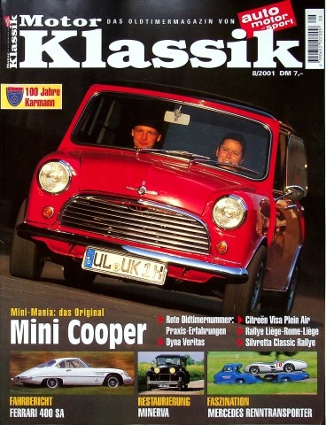 Deckblatt Motor Klassik (08/2001)